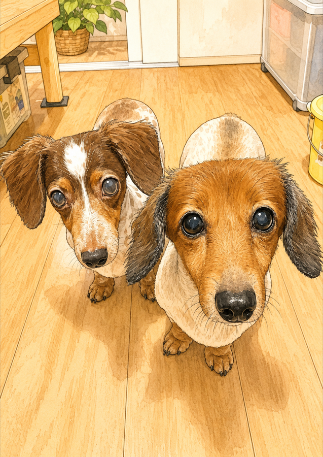 わんちゃんの完成イメージ